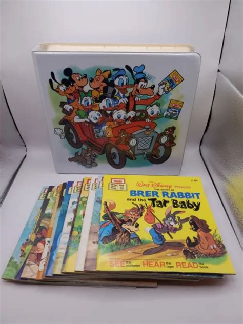 Vintage Walt Disney Disneyland Take A Tape Along Cassette And Read Along Book Set 1795 Picclick