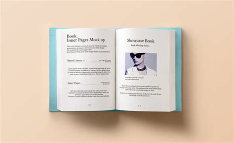 Open Hardcover Book Mockup Mockup World