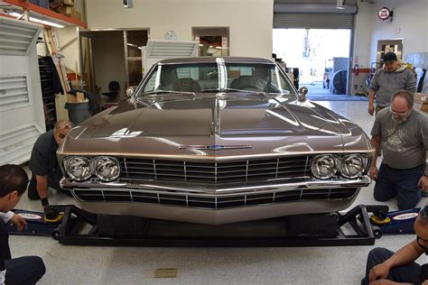 1965 Imposter Impala With A 2009 Corvette Chassis 07 Engine Swap Depot