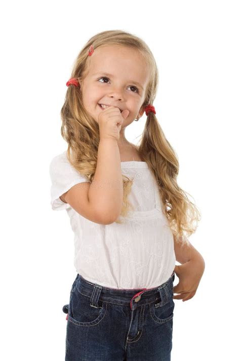 I Am So Excited Little Girl Smiling Stock Image Image Of Excited