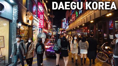 【dongseongno walk in daegu】 bar and club street exciting weekend korea walk 4k 대구 동성로 걷기 youtube