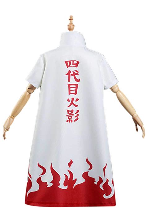 Buy Kids 4th Hokage Cloak Jacket Robe Minato Namikaze Cape Kimono Anime