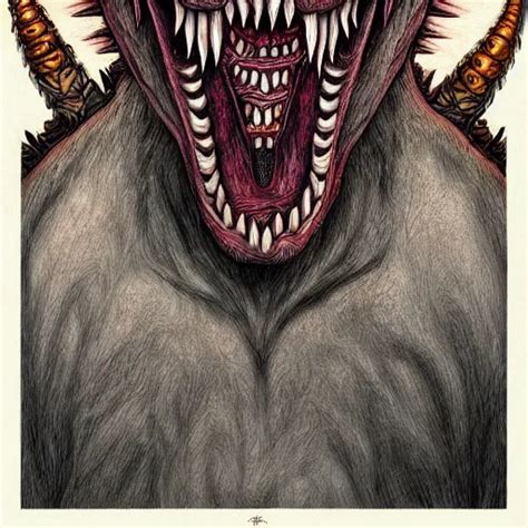 Horror Beast By Junji Ito Colored Pencil Stable Diffusion Openart