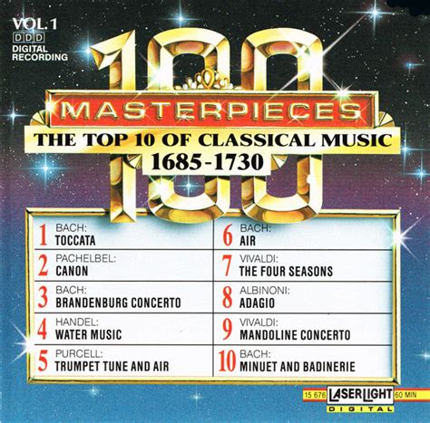 100 Masterpieces Vol1 The Top 10 Of Classical Music 1685 1730 1991