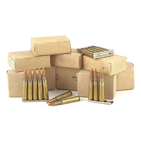 8 Mm Mauser Fmj 196 Grain 150 Rounds 146174 8mm Ammo At Sportsman
