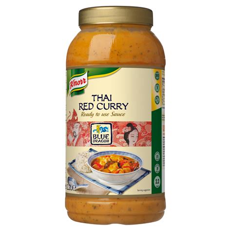Knorr Thai Red Curry Sauce Rtu 2x22l Debriar