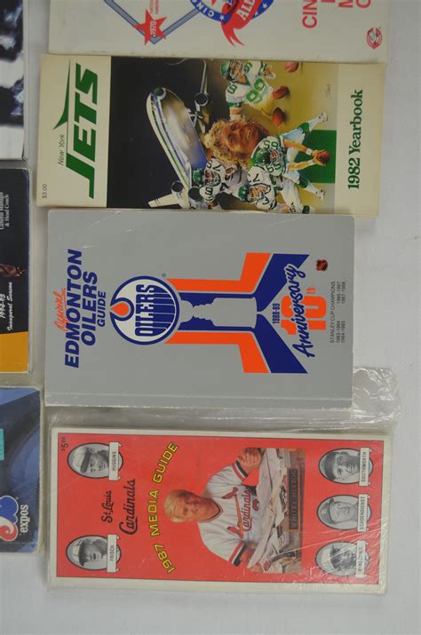 Lot Detail - Media Guide & Yearbook Collection