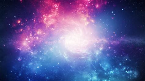 Beautiful Galaxy Effect In Space Background Stock Footage Video 6241187