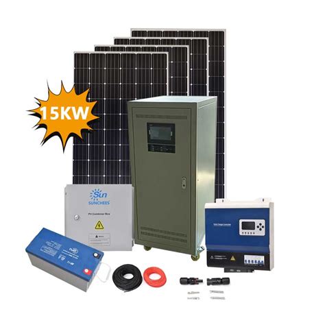 Sunchees Off Grid Solar System With Battery Storage Solar Panel System