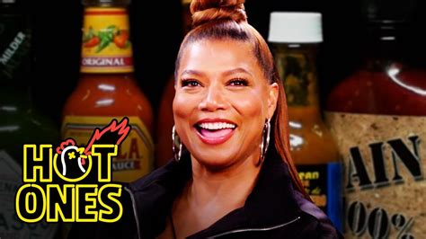 Queen Latifah Sets It Off While Eating Spicy Wings Hot Ones Youtube