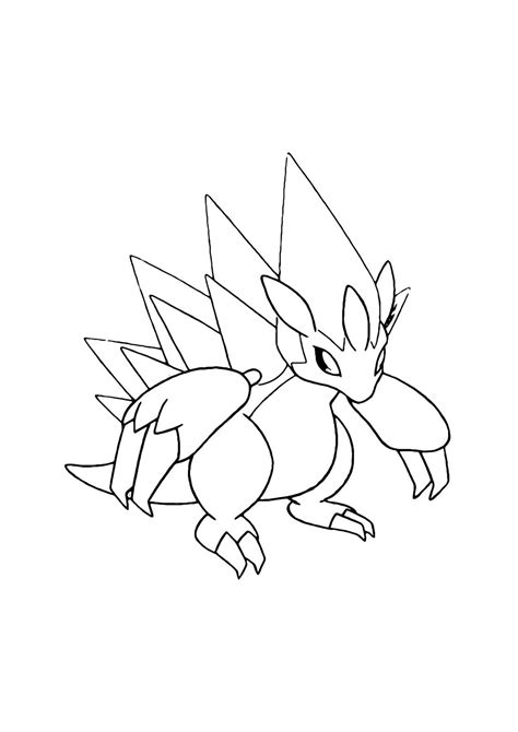 Sandslash Pokemon Coloring Pages Free Coloring Pages For Kids
