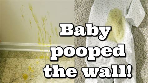 Baby Pooped The Wall Youtube