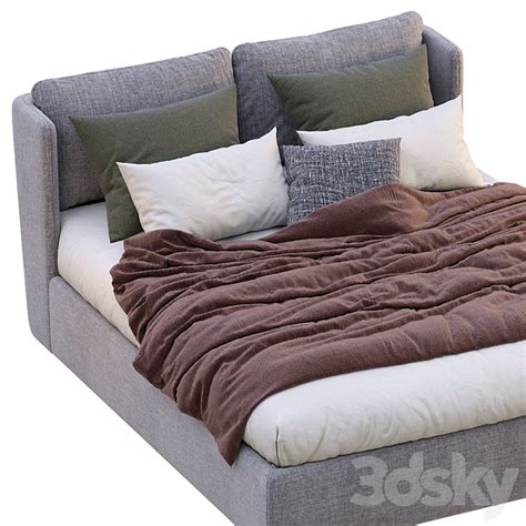 Meridiani Bed Kira Bed 3d Model