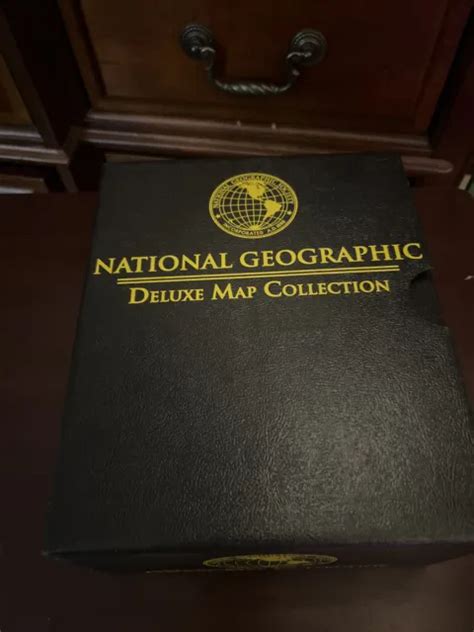 National Geographic Deluxe Map Collection Box Set 30 Full Color Maps