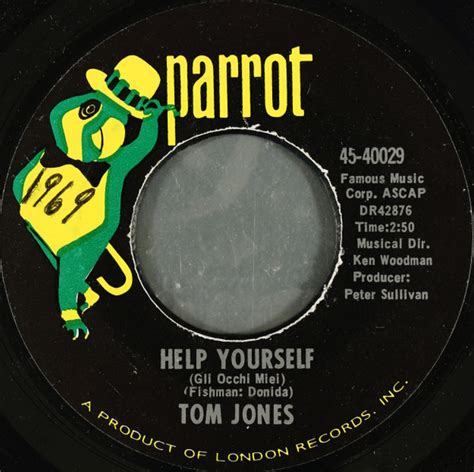 Tom Jones Help Yourself Day By Day 1968 Shelley Pressing Vinyl