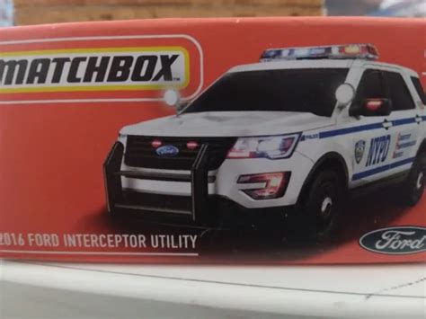 Matchbox 2022 Mbx Power Grabs 2016 Ford Interceptor Utility 95102