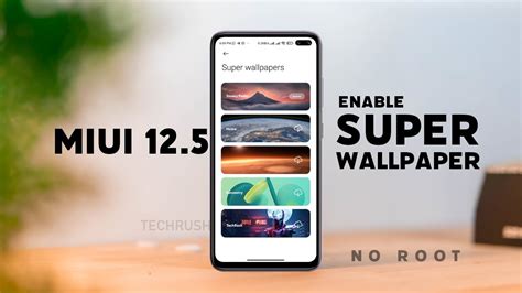 How To Install Xiaomi Super Wallpapers In Miui 125 Phones Youtube