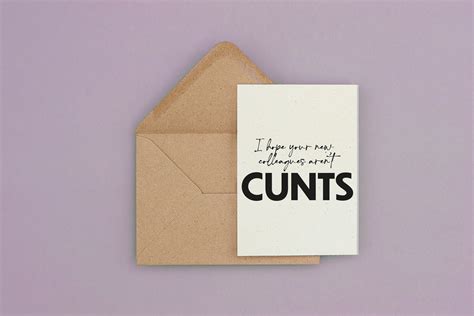 Funny Rude Leaving New Job Card Hope Your New Colleagues Etsy