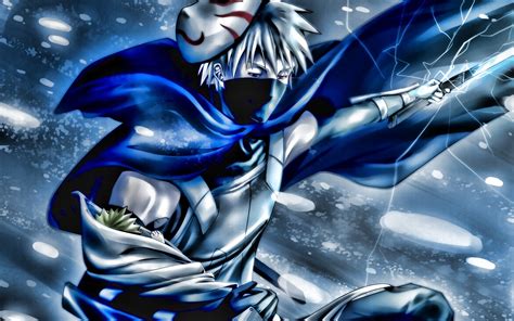 Download Wallpapers Kakashi Hatake Artwork Naruto Characters Sword