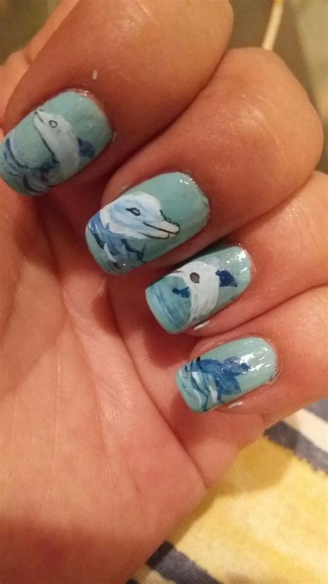 Colección de wendy vasquez • última actualización: Uñas con delfines | Manicura de uñas, Uñas de delfín, Uñas