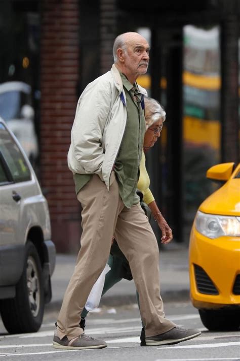 Sean Connery 86 Makes Rare Public Appearance As He Takes A Stroll