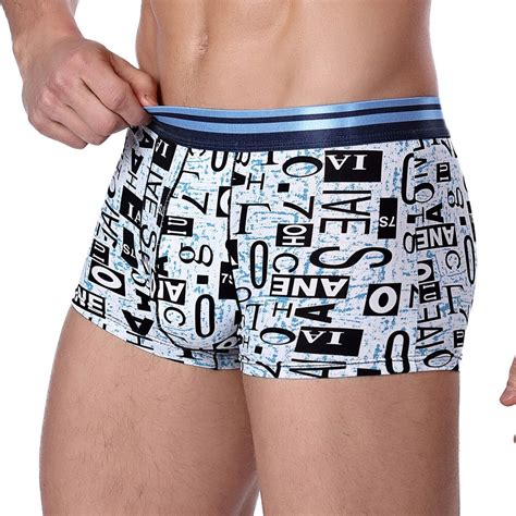 2017Fashion Male Underpants Mens Boxers Print Men Underwear Shorts