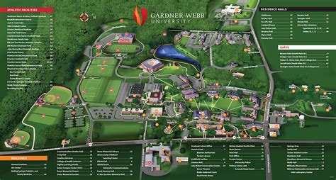 Campus Map Gardner Webb University