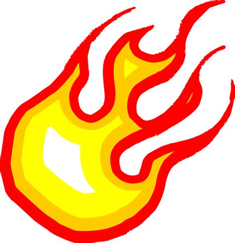 6 Cartoon Fire Flame Elements Vector Eps Svg Png Transparent