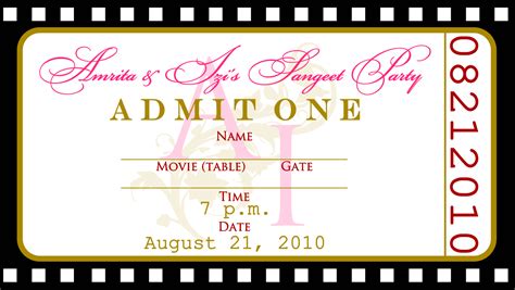 Best Images Of Blank Concert Ticket Invitation Free Printable