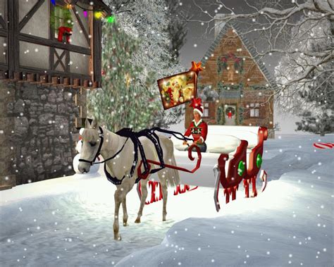 Merry Christmas Animated Scenes For Christmas Day In