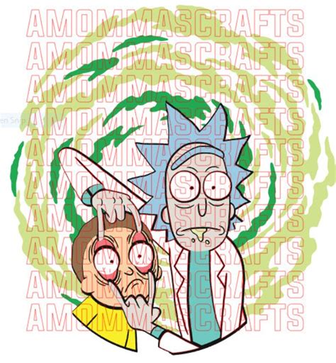 Rick And Morty Portal Svg Digital File Etsy