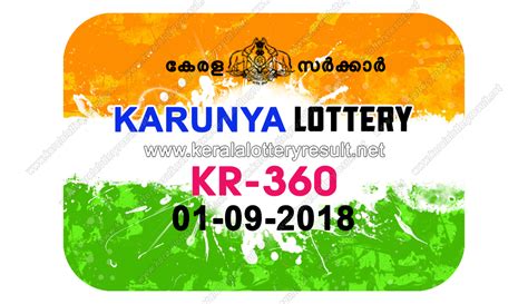 Click on the link below to check final results. Kerala Lottery Result; 01-09-2018 Karunya Lottery Results ...
