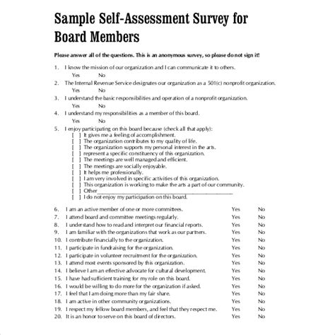 Free 11 Sample Self Assessment Examples In Pdf Excel Ms Word Riset