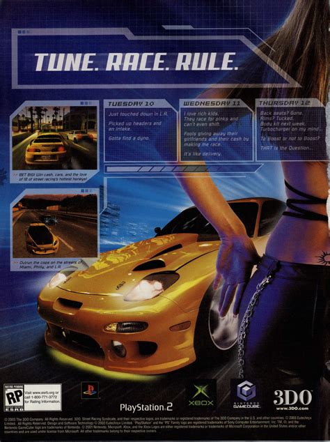 Srs Street Racing Syndicate Ps2 Cover