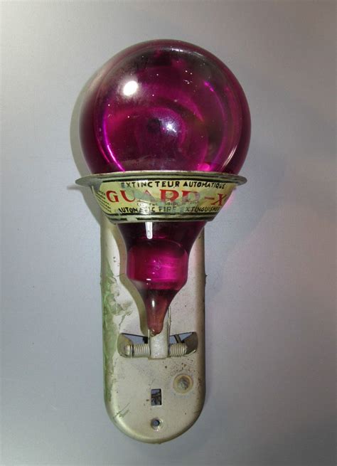 Glass Fire Extinguisher Grenade From 1935 Glass Designs