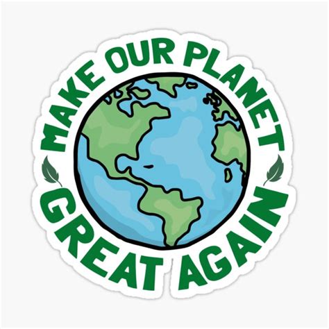 Stickers Save Our Planet Vinyl Sticker Paper Pe