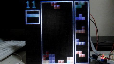 Arduino Tetris On A RGB LED Matrix YouTube