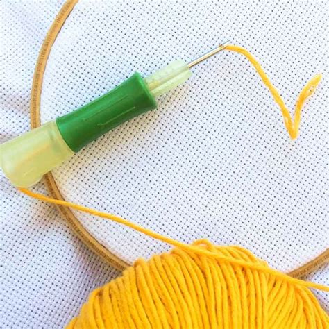 Punch Needle Tutorial For Beginners Learn How To Punch Needle