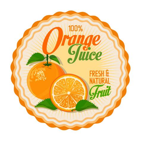 Orange Juice Label Londons Print Room