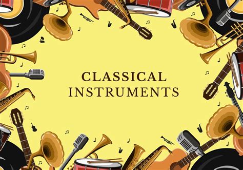 Background Illustration Vector Classical Music And Istruments 7935025 Vector Art At Vecteezy