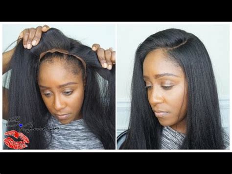 — lace wig accessories, lace wigs, remy full lace wigs —. GLUELESS LACE KINKY STRAIGHT WIG INSTALL | NO HAIR OUT ...