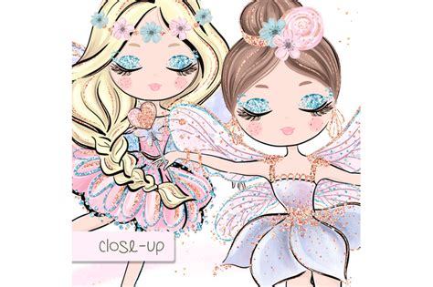 Fairies And Butterflies Clipart 2022 By Masha Studio Thehungryjpeg