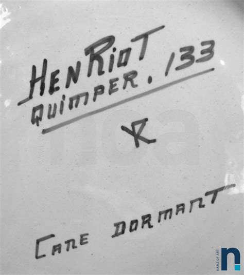 Shop henriot quimper at chairish, home of the best vintage and used furniture, decor and art. signature ceramique Henriot Creston pour Henriot Quimper ...