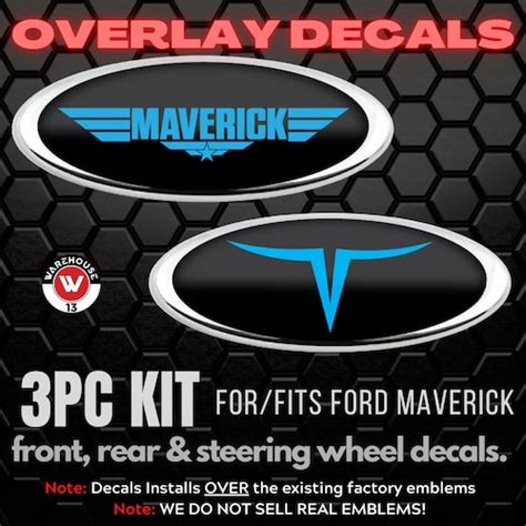 Ford Maverick Tailgate Decals 2022 2023 Truck Etsy New Zealand