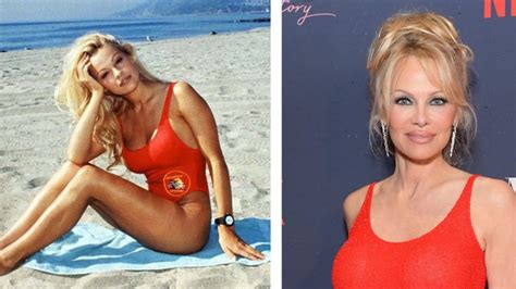 Pamela Anderson Reaparece Con Un Vestido Ajustado Rojo Que Recuerda A