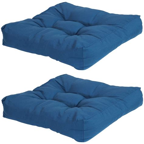 Sunnydaze 2 Piece Tufted Cushion Set For Outdoor Patio Furniture