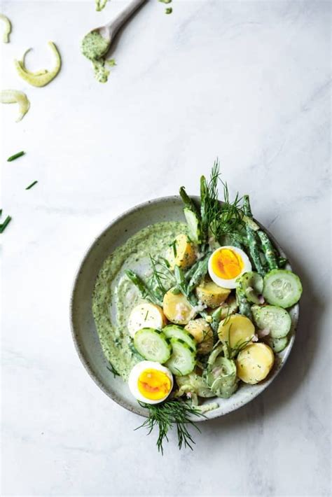 Green Goddess Potato Salad Recipe Healthy Plant Based Recipes Delicious Salads Food