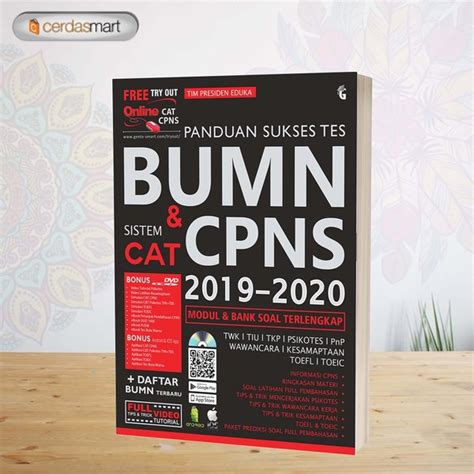 Jual Panduan Sukses Tes Bumn And Cpns Sistem Cat 2019 2020 Modul Dan Bank