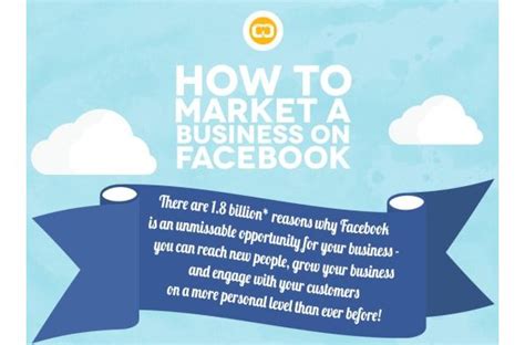 How To Market Your Business On Facebook Infographic