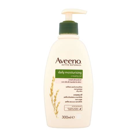 Aveeno Daily Moisturising Creamy Oil Normal To Dry Skin 300ml Feelunique